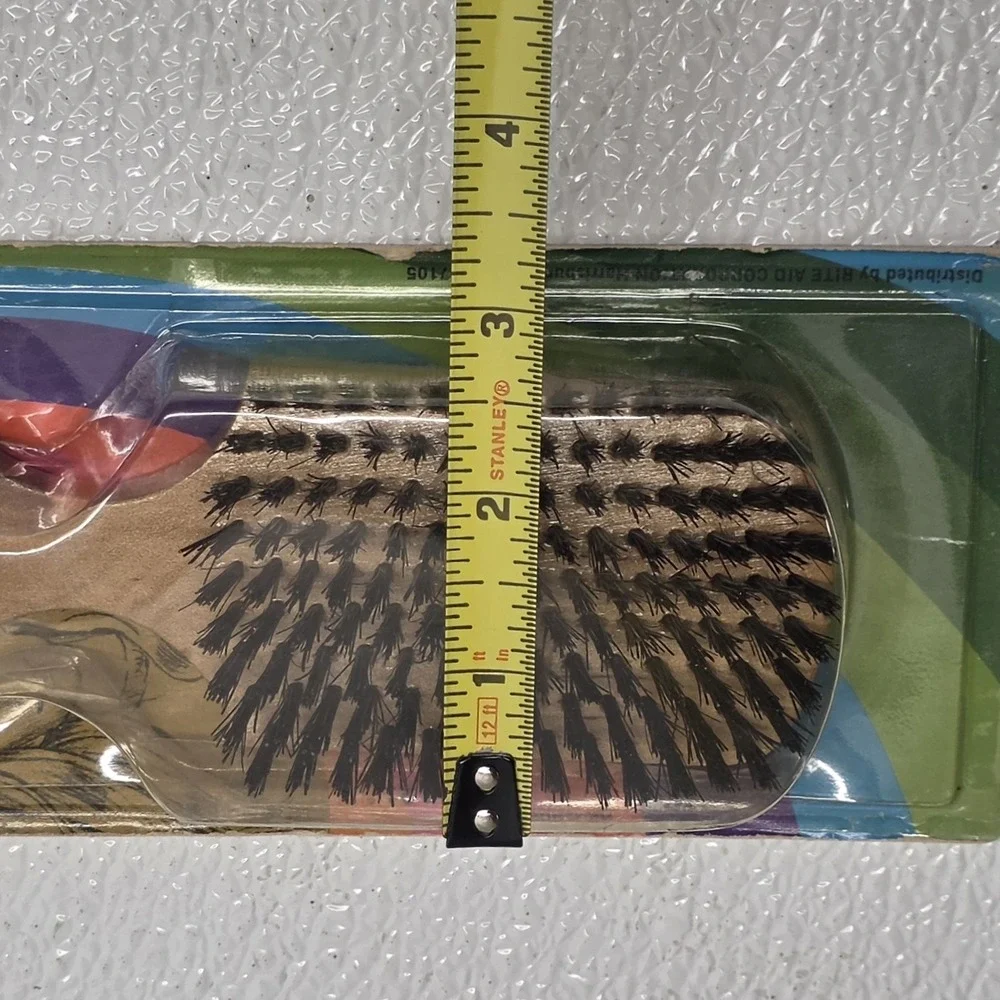 Vintage Rite Aid 100% Pure Bristle Hair Brush Wood Handle New Old Stock